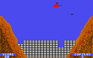 Canyon Bombing atari screenshot